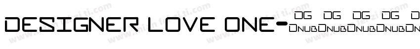 designer love one字体转换